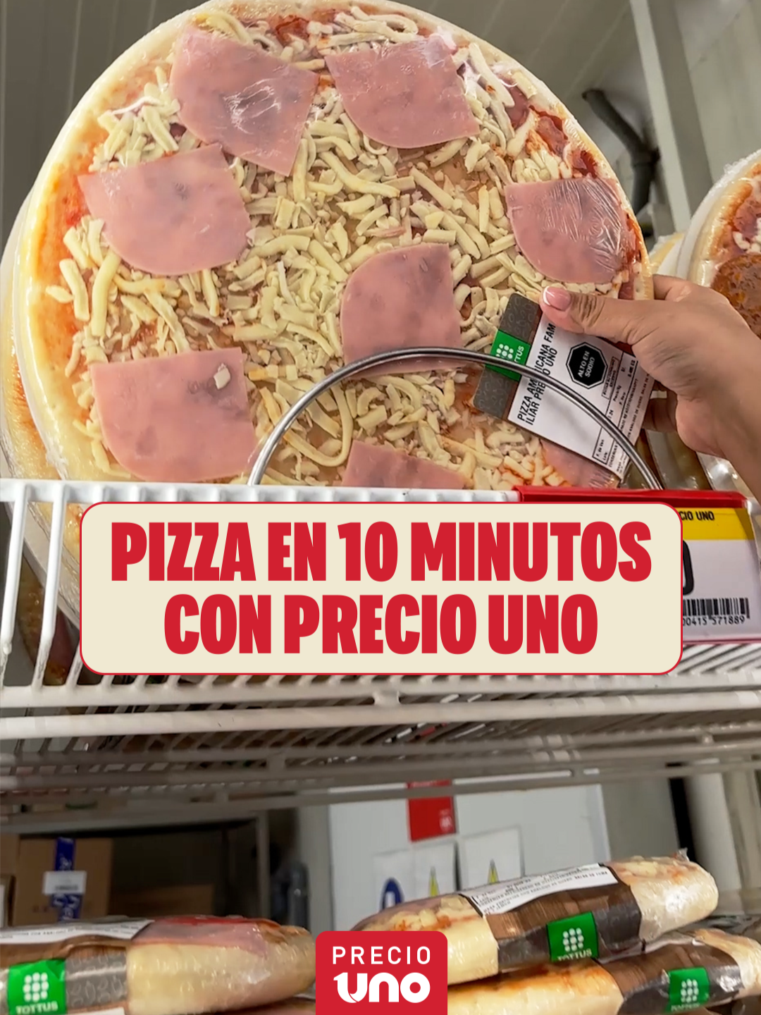 ¿Una pizza deliciosa en 10 minutos y al precio más bajo? Solo en Precio Uno🏅💵🥳 #preciouno #pizza #ahorro #delicioso #mercado