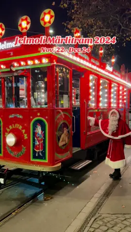 Jelmoli Märlitram in Zurich. Three more weeks and this sweet little red Christmas tram will run through the streets of Zurich.  ❣️The tram is driven by Santa and two angels read Christmas stories to its little passengers - children between 4 and 9 years.🎄 ❣️The Märlitram runs from November 22d till December 24th. Departure from Bellevue. ‼️The Märlitram does not run on November 24 and December 15. _ #switzerland #zurich #zürich #christmas #märlitram ##zurich🇨🇭 ##schweiz#weihnachten ##thebestofswitzerland#impressiveswitzerland ##visitzurich#swiss 