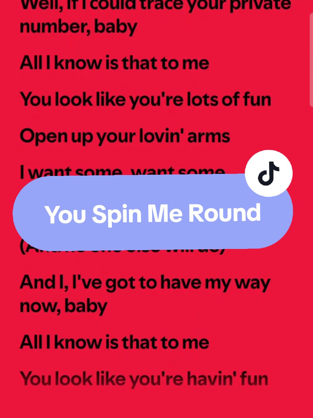 Dead Or Alive-You Spin Me Round #song #lyrics_songs #music #fy #fyp #80s #youspinmerightround #deadoralive 