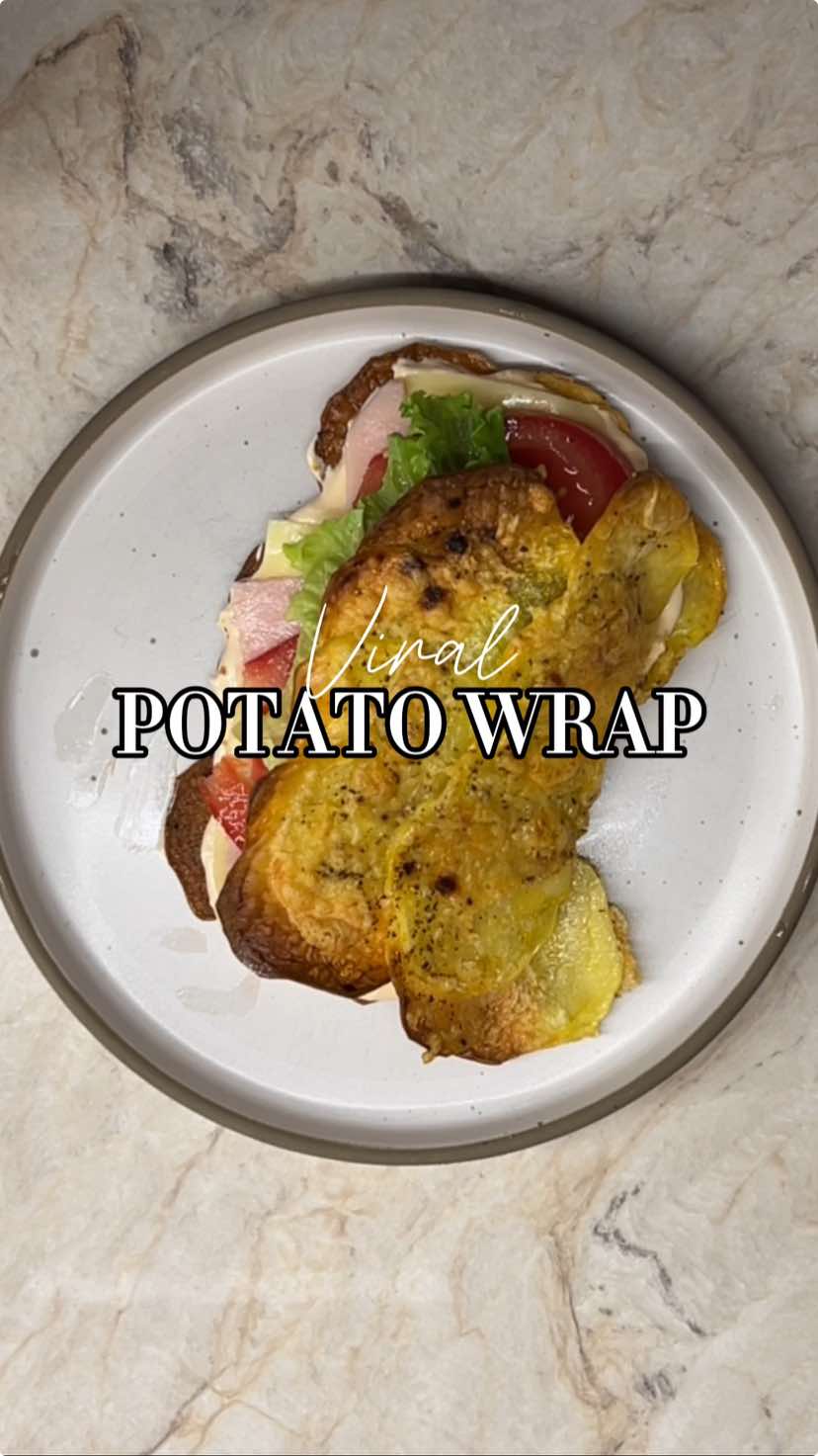 Viral σάντουιτς από πατάτα | viral potato wrap 🥔 #viralfood #potatowrap  #viralpotato #potatotrend #healthywrap #healthyfood #DinnerIdeas #EasyRecipes 