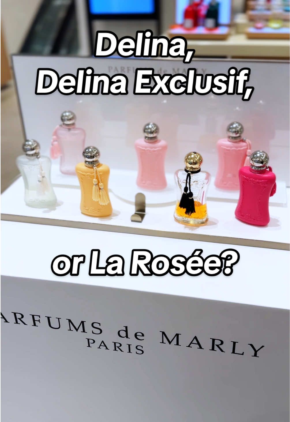 Delina vs Delina Exclusif vs Delina La Rosée 💕🎀 Which one’s your favorite or which is right for you? #perfume #perfumetiktok #perfumetok #delina #delinaexclusif #parfumsdemarly @Parfums de Marly 