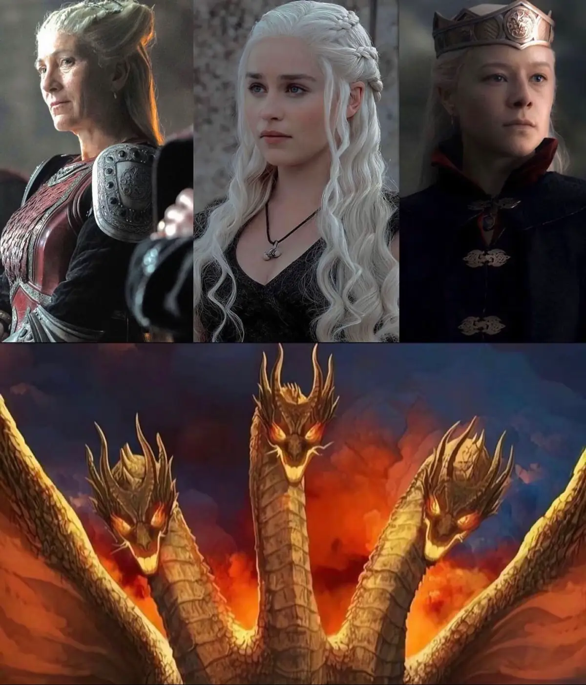 #targaryen #houseofthedragon #gameofthrones #asongoficeandfire #daenerystargaryen #emiliaclarke #rhaenyratargaryen #emmadarcy #rhaenystargaryen #evebest 