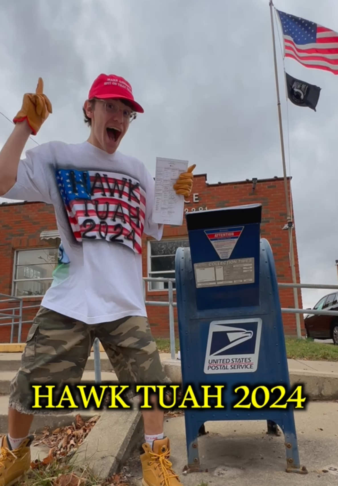 VOTE NOW! #HAWKTUAH 2024 🦅🇺🇸 - #fyp #foryou #viral #funny 