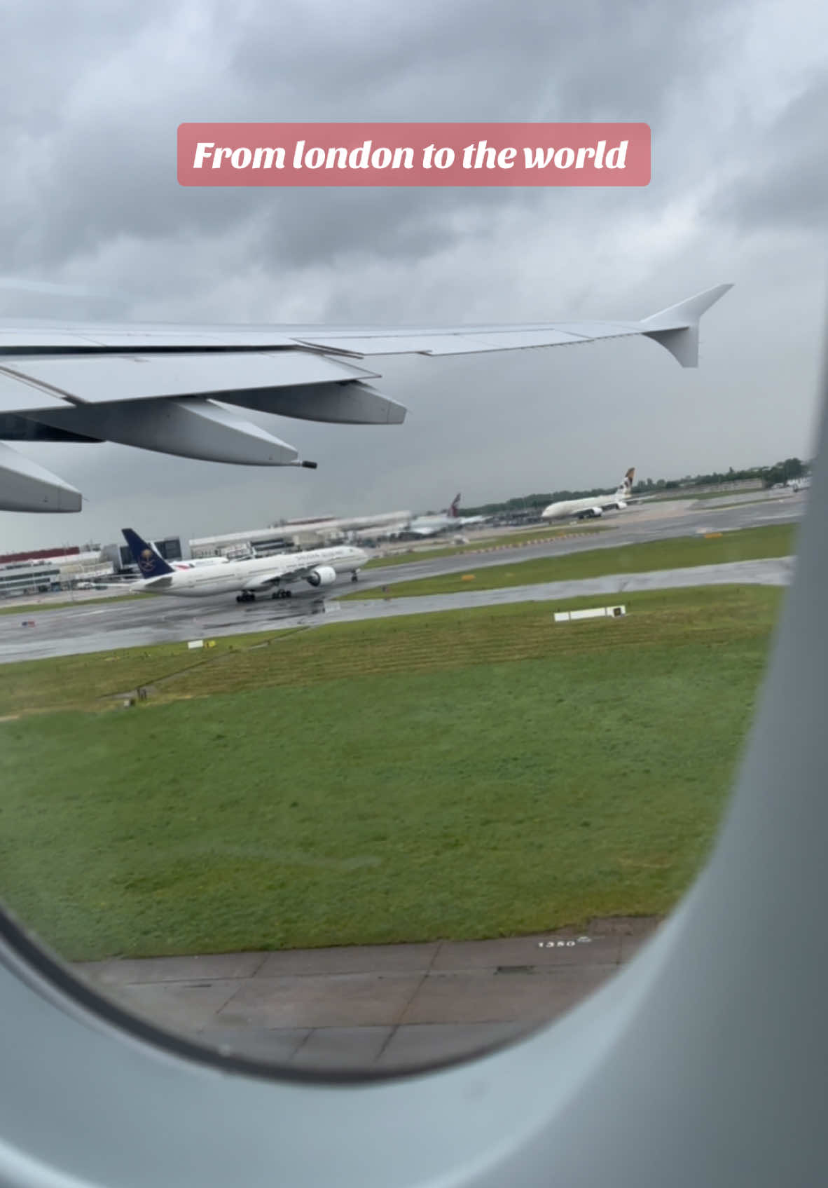 Clear for take off @LONDON @Emirates #fyp #2024 #london #travel #traveltiktok #airport #videoviral #iphone16promax #destinations #uk 