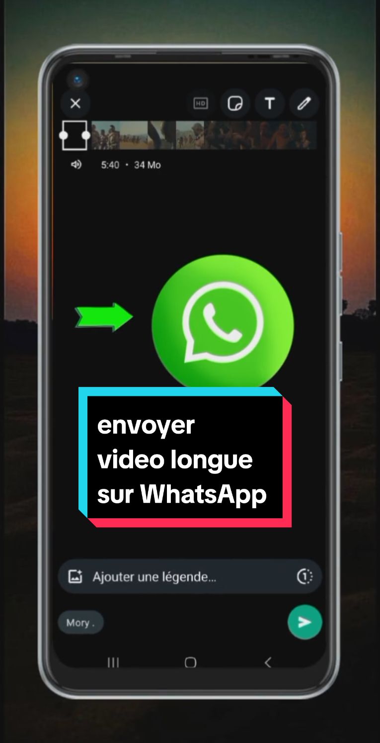 voici comment envoyer de vidéo lourd ou longue sur WhatsApp 