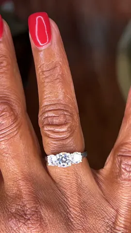 Grab you one  it’s on sale for only $30.36 🤩🤩#3stonering was $69.00 (-56%) Coupon Extra $5 off orders $99+ › #3StoneSyntheticMoissaniteRing #DColor #VVS1 #Women #BirthdayGift #Engagement #Wedding #Anniversary #christmasjewelrygifts 