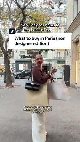 Paris Shopping Guide - Non Designer #parisshopping #parischanel #parisitinerary 