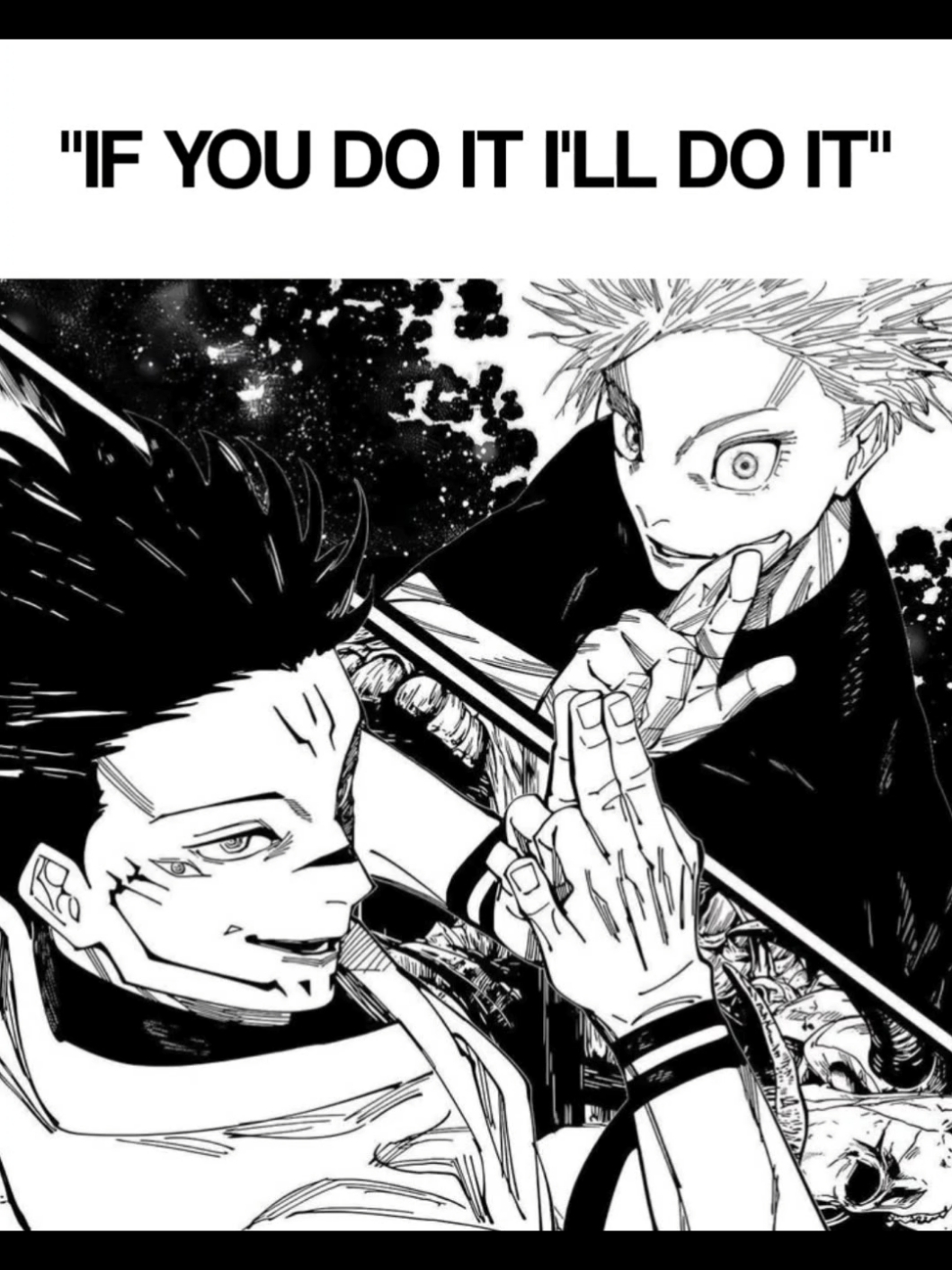 Literally us 🤝 //#gojo #sukuna #jujutsukaisen #mangaedit #animeedit #viral 