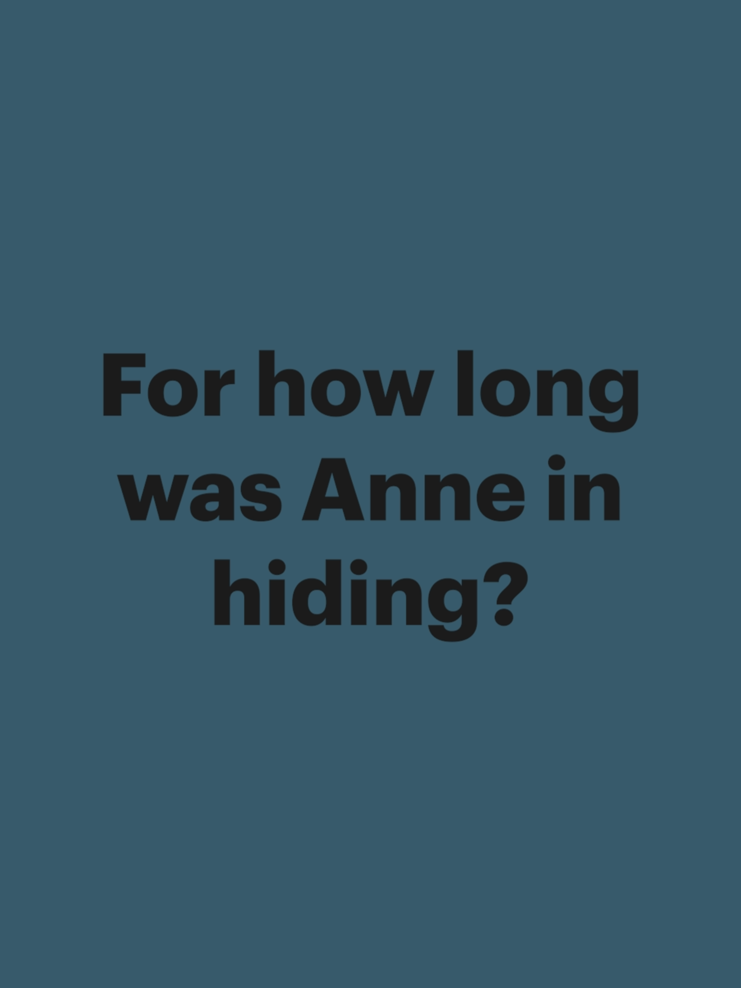 How long was Anne Frank in hiding?  In this series, we’ll explore the 10 most popular questions about her life, her experiences during hiding, and the significance of her diary.  Discover the story of Anne Frank through the questions people ask most. #AnneFrank #History #NeverForget #WWII #LearnFromHistory #hiding  #question #mostaskedquestions