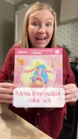 It’s a win win for everyone🖌️ #watercolorpainting #watercolor #artsandcrafts #toddleractivities #toddlerpainting #painting #messfreepainting #messfreeactivity #christmasgiftideas #toddlertoys #christmasshopping 