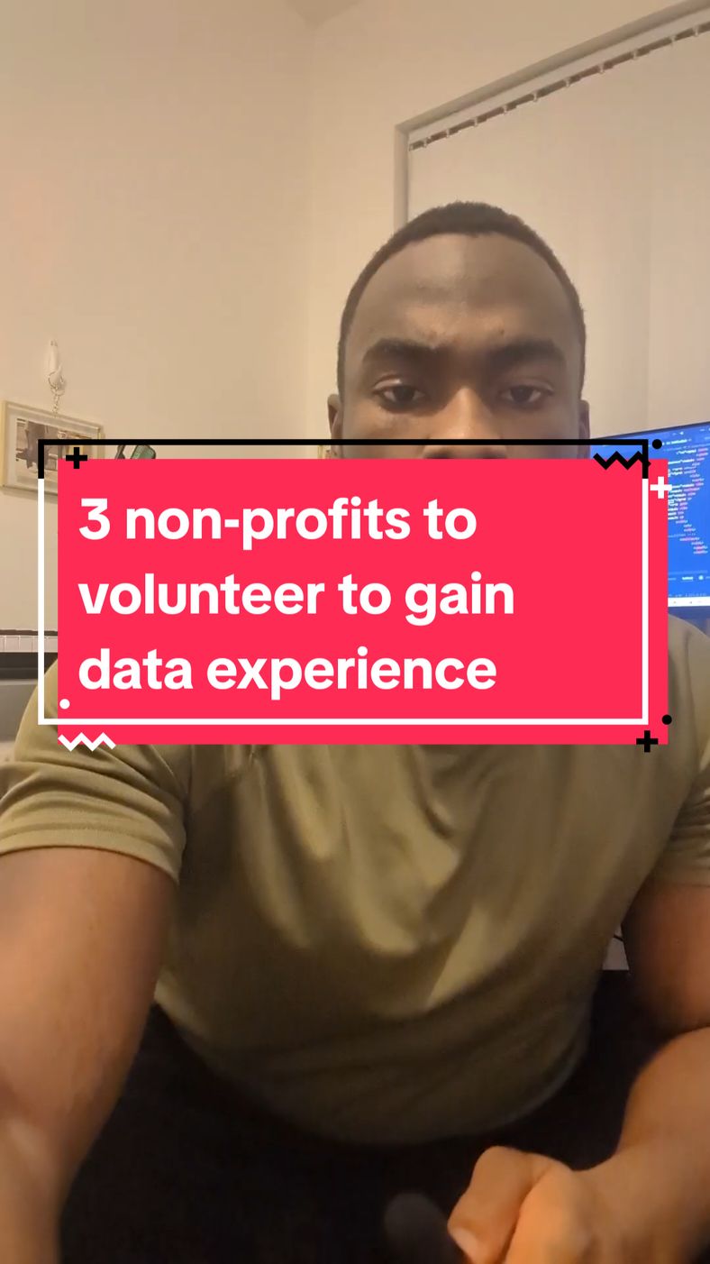 Volunteering your data skills is a great way to gain real-world experience and support meaningful causes.  Here are 3 non-profit organizations you can try out:  1. DataKind 2. Catchafire 3. Statistics Without Borders  Who else belongs on this list?