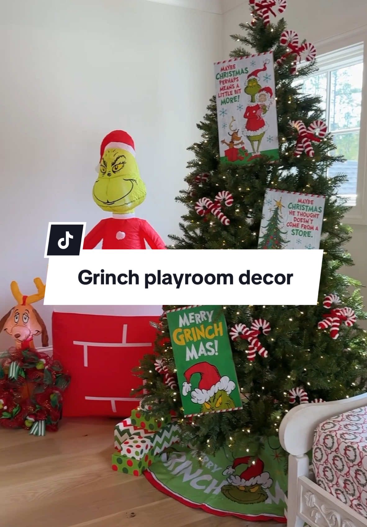 #OTCPartner What better way to get in the Christmas spirit than with fun Grinch decor from @Oriental Trading Company! Also, don’t forget to use the code “YAY” for free shipping on orders over $25. #orientaltrading #holidayfinds #grinch #grinchdecor #christmasdecor