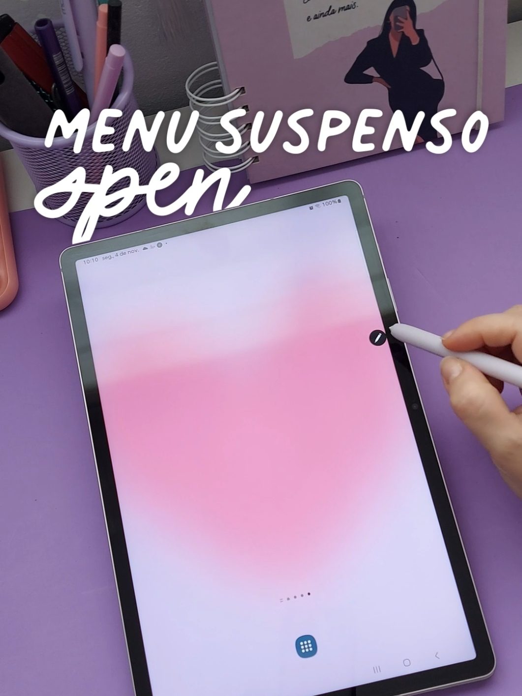 ✨️Dica rápida: Menu Suspenso da Spen e meus atalhos preferidos✨️ 🤍 Meu Tablet: Samsung Tab S9 FE Plus 🤍 Planner Mensal 2025: Link na descrição do perfil #tabletsamsung #samsungnotes #tablets9fe #tabs9feplus #tablets6lite #dicasamsungnotes