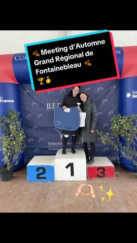 🍂 Meeting d’Automne Grand Régional de Fontainebleau 🍂 🍁 CCE Club 2 🍁 Très belle journée où l’on classe 1e/27 🏆🥇 !!! Très fière de nous !!! Merci tout le monde de m’avoir encouragé et soutenue 🫶🏻! Merci au Grand Parquet et leurs sponsors, à mes coachs et à ma maman de m’avoir accompagné toute la journée 🫶🏻✨! #grandparquet #fyp #equestrian #portoi #cavalier #cavaliere #Vlog #fontainebleau #grandparquetdefontainebleau #concours #concourscompletdequitation #cce #club2 #concourscomplet 