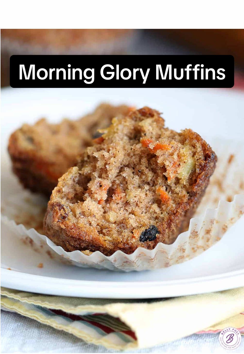 Morning Glory Muffins are the best muffins ever! #morningglory #morningglorymuffins #muffinrecipe 