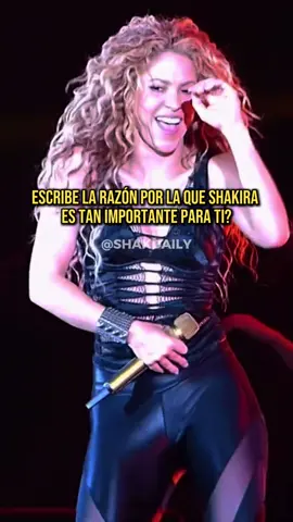 Escribe en los comentarios ¿por qué @Shakira es tan importante para ti?  #shakira #foryou #foryoupage