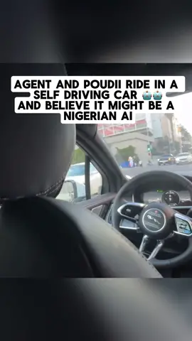 Agent00 and poudii try out a self driving taxi to see how the experience would feel and somehow they belive its nigerian😹#agent00#poudii#twitch#robot#selfdriving#fyp 