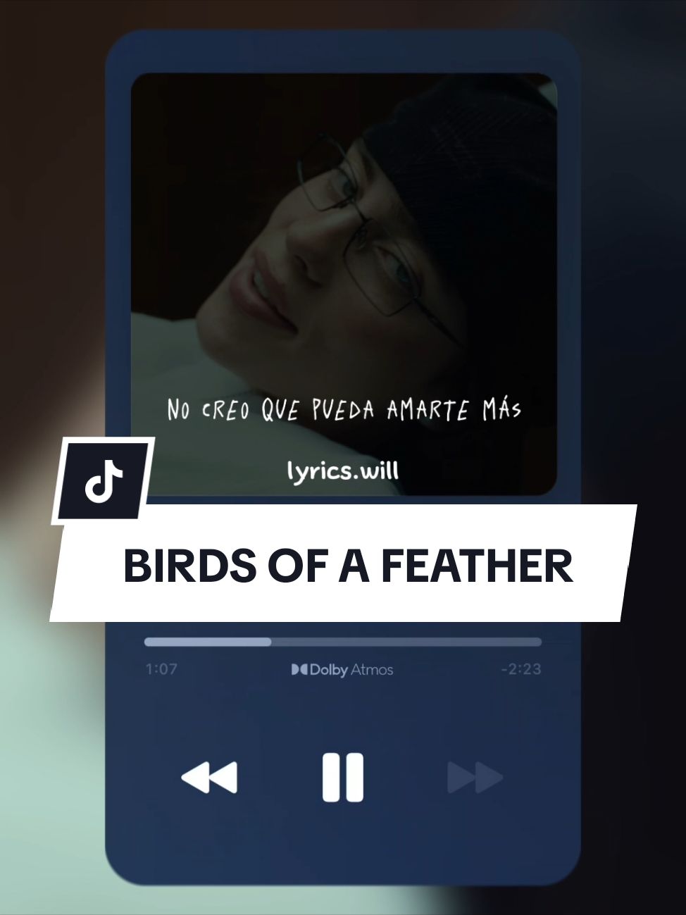 BIRDS OF A FEATHER🦅 #billieeilish #birdsofafeather #musica #lyrics_songs #estadosparawhatsapp #letras #parati 