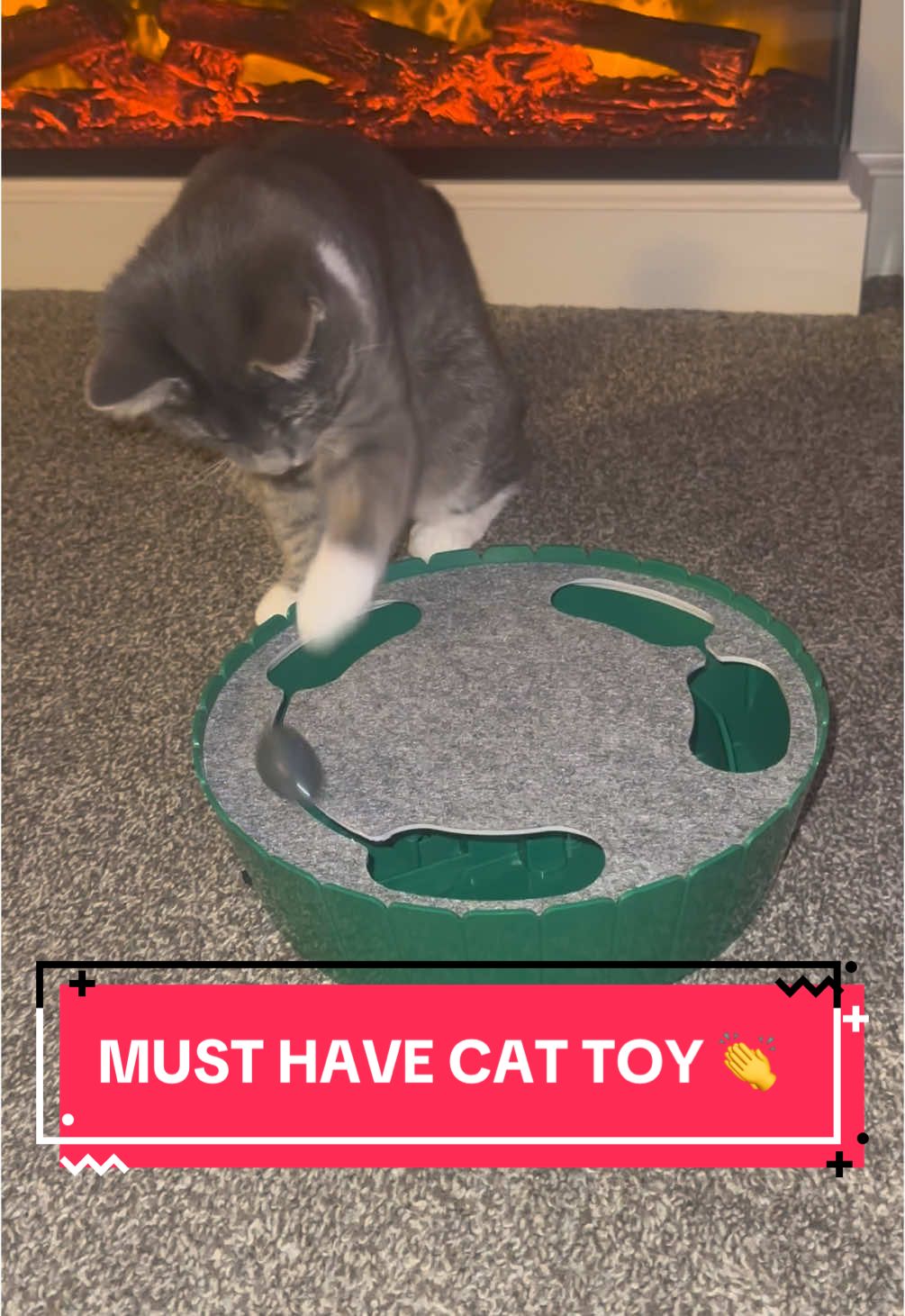 These sell out fast! My cats LOVE this interactive toy! And I love that it stimulates their natural instincts! Such great enrichment for your cat’s life! Buy now before they sell out 🫶 #tiktokshop #tiktokmademebuyit #tiktokshopblackfriday #fyp #stockingstuffers #tiktokshopcybermonday #catsoftiktok #cattoys #catlover #catmom #petsodtiktok 