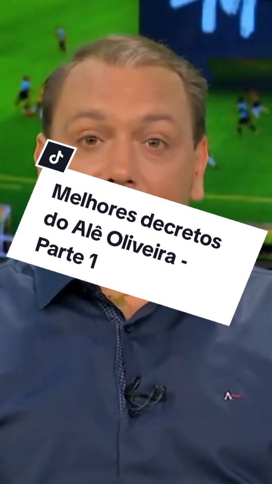 Melhores decretos do Alê | "mais feliz que virgem na zona" #aleoliveira #humor #engracado #futebol #fy #fyp #decreto