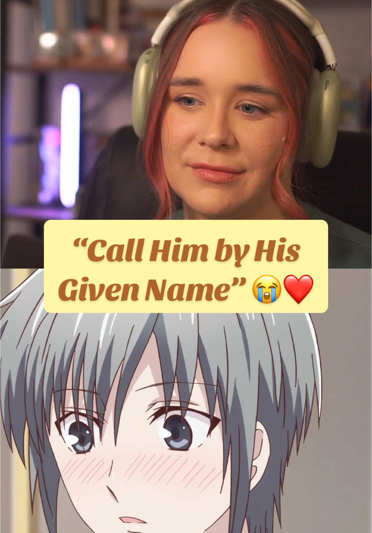 This moment was so cute 😭😭😭 #fruitsbasket #fruitsbasketedit #fruitsbasket2019 #animereaction #anime #animereact #fruitsbasketreaction #frubaedit #fruba #kyosohma #kyo #yukisohma #yuki #harusohma #haru 