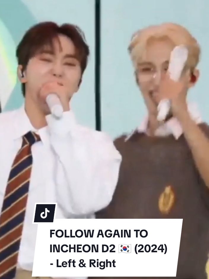 🎞️ FOLLOW AGAIN TO INCHEON D2 🇰🇷 (2024) 🎙️ SEVENTEEN - Left & Right  #seventeen #carat #caratland #follow #again #incheon #concert #kpop #4upage 