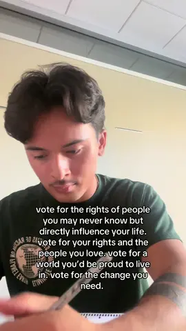 nothing else to be said about it. go vote and excercise your right to vote. this election will impact your future and those to come. take pride in that responsibility  #vote #election #election2024 