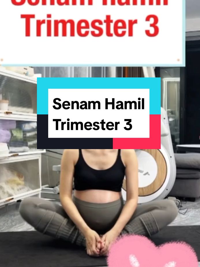 Membalas @h13052011 Senam hamil trimester 3 bisa dilakukan 15 menit atau semampunya ya bun #senamhamil #senamibuhamil #trimester3 