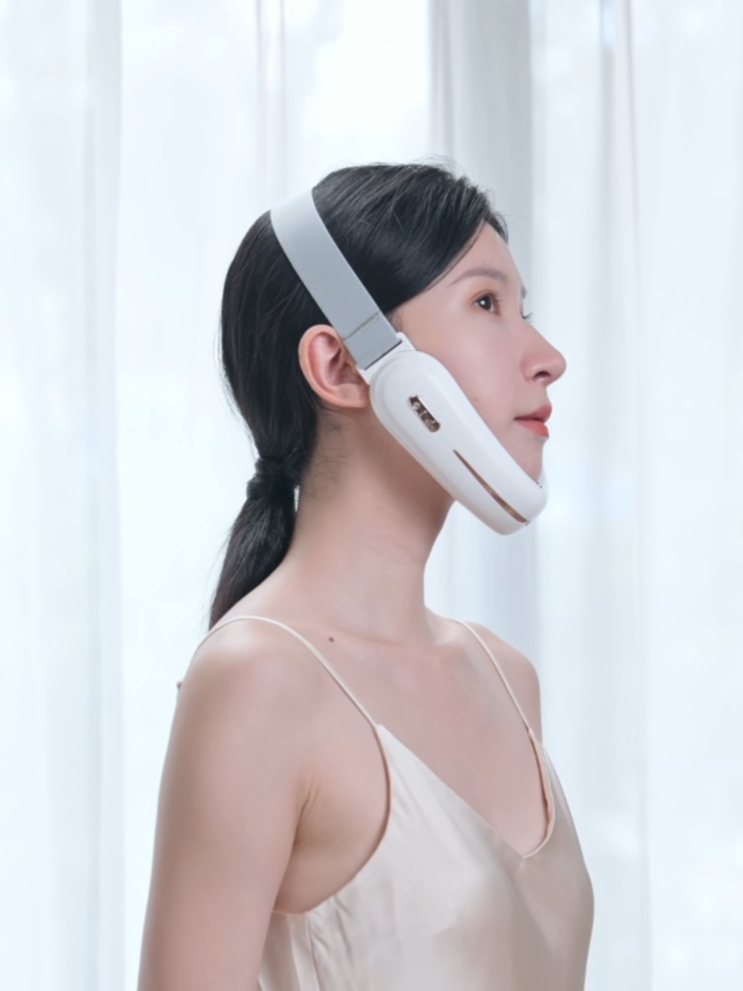 ANLAN Máy mát xa mặt hình chữ V Nâng cơ mặt và sử dụng mọi lúc, mọi nơi Nói lời tạm biệt với cằm đôi #EMS #dụngcụlàmđẹpdamặt