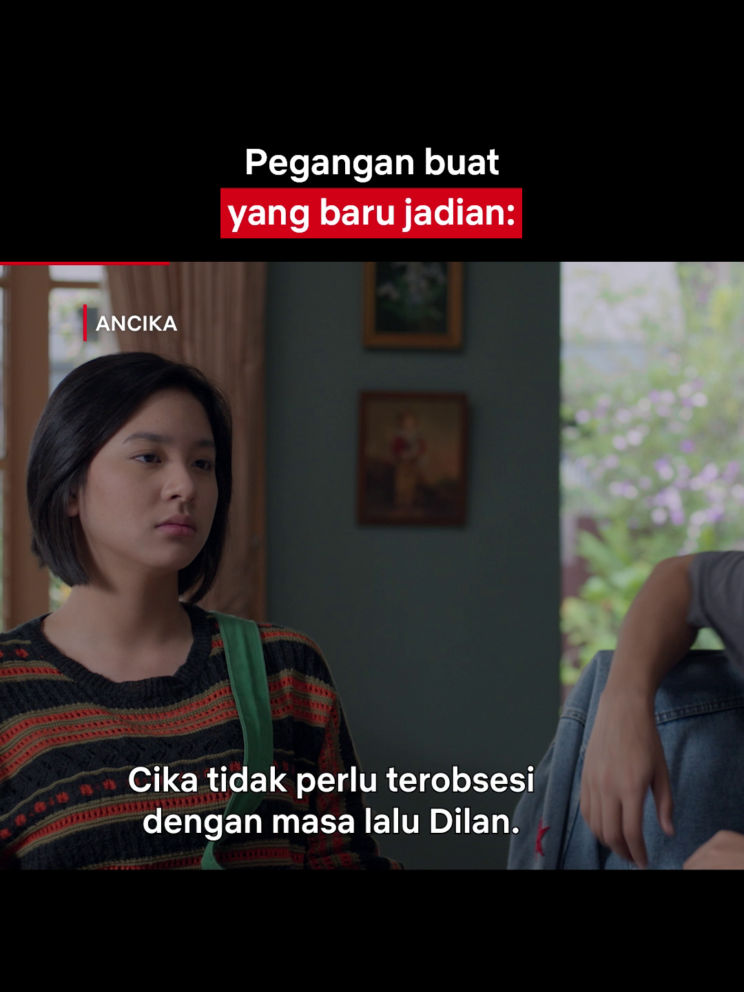 “Cerita masa lalu itu hanya fantasi yang tidak nyata” 💯 #Netflix #AncikaDiaYangBersamaku1995 #FilmIndonesia #ZeeJKT48 #ArbaniYasiz #IraWibowo