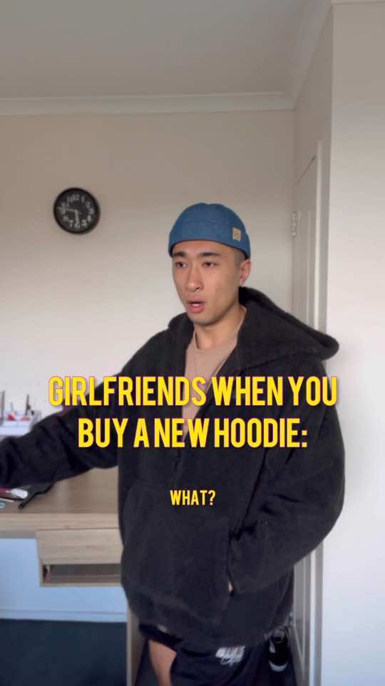 Girlfriends When You Buy A New Hoodie🥲 #fyp #foryoupage #jackiedasian #comedy #newzealand #viral 