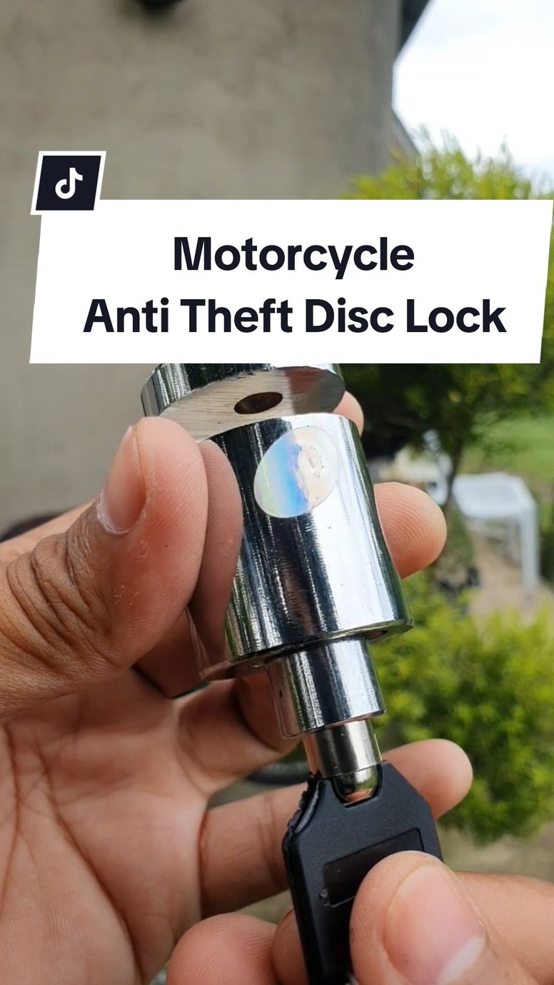 Anti Theft Disc Lock for Motorcycle and Bicycle #motor #motorcycles #rider #riders #antitheft #lock #bicycle 