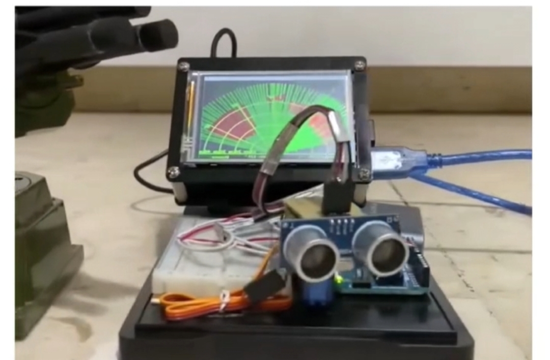 ultrasonic action rodar system #ultrasonicradar #system #arduinoproject 