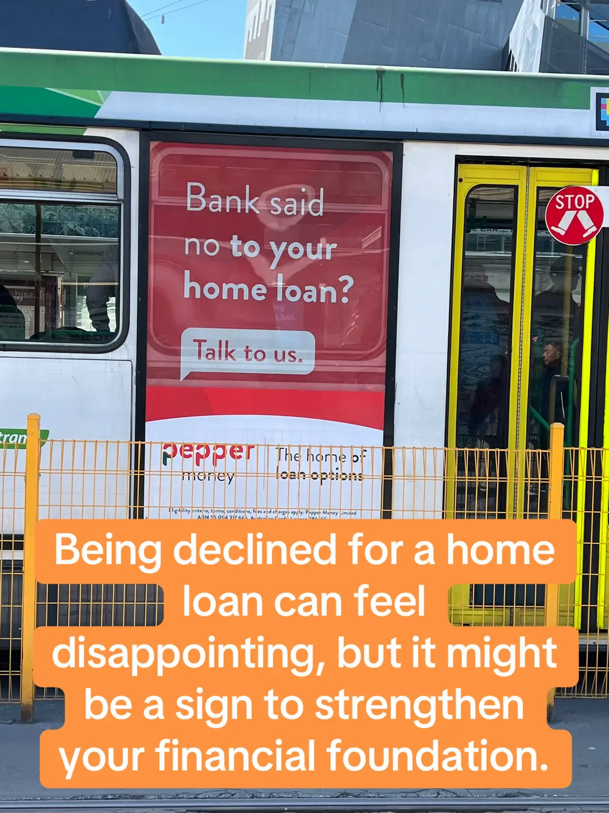 The bank may have done you a favour. Strengthen your financial position, build your deposit will all take patience but well worth the effort. #mortgagestress #debt #moneysmart #financialliteracy #financialadvice #investormotovationpodcast #financialadviceaustralia #financialplanning #fintokaustralia #firsthomebuyer 