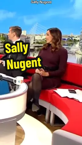 Sally Nugent This Morning 🔥 #SalkyNugent #MiniDress #Tights #Nylons #AnkleBoots #CrossedLegs #WOW 