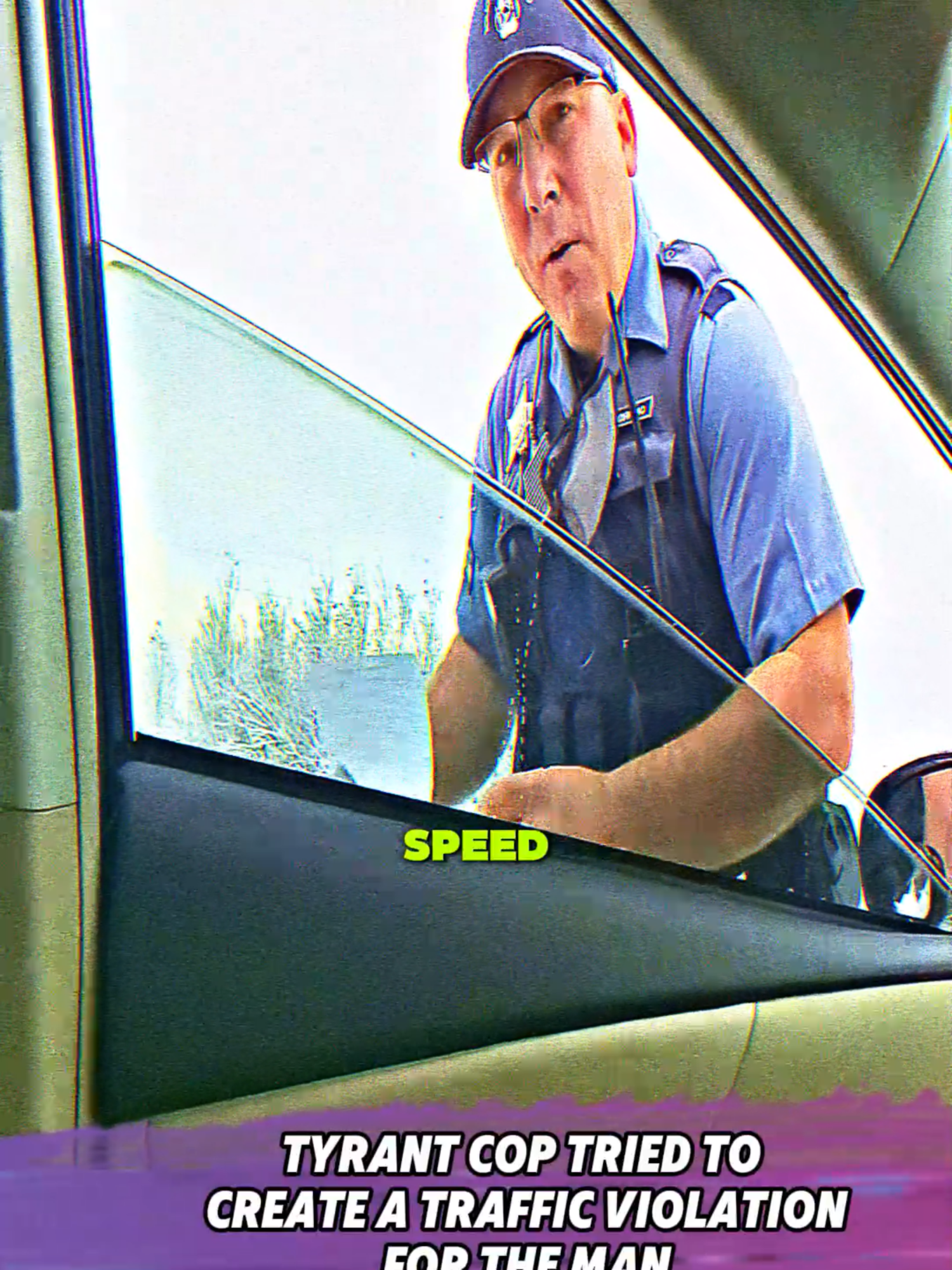 This tyrant cop admits speeding at 74 in a 65 zone, without lights or sirens 😠👮‍♀️#copstiktok #policeofficer #vid #mrcops