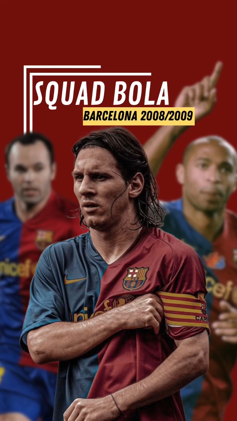 Squad trabelwinner Barcelona musim 2008/2009, gimana Kelen rasa? #barcelona #barcelona2008 #laliga #messi 