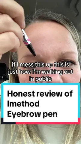 Let’s see if we can fix this eyebrow disaster 😂#imethod #browpen #dualtip #creatorsearchinsights #tiktokshop #eyebrowblindness #blackfridaydeals #blackfriday #makeup #TikTokShopHaul #tiktokshopmakeup #cybermonday #stockingstuffer 