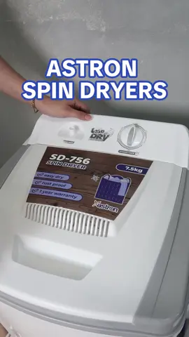 ✨ 11.11 DEAL ALERT! ✨ Get the SP7583 & SD756 Spin Dryer for ONLY ₱2,469 from Nov 5 - 11! 🔥 Eto ang spin dryer na sure maaasahan mo! ✨  #AlagangAstron #AstronAppliances #HomeEssentialsPH #HomeAppliancesPH #BudolRecos #BudolFindsPH #AppliancesPH #HomeBuddies #UpgradeYourHome #KitchenGoalsPH #PinoyHomes #HomeImprovementPH #ApplianceDealsPH #SmartHomePH #KitchenAppliancesPH #MustHaveAppliancesPH #spindryer #salealert 