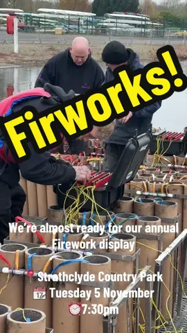 We’re almost ready to lift off 🚀  Join us for our Free Fireworks display at Strathclyde Country Park this evening. We will be there from 5:30pm with the Fireworks at 7:30pm. Wrap up warm and we will see you all there. #BonfireNight #FireworkDisplay #NorthLanarkshire #StrathclydePark