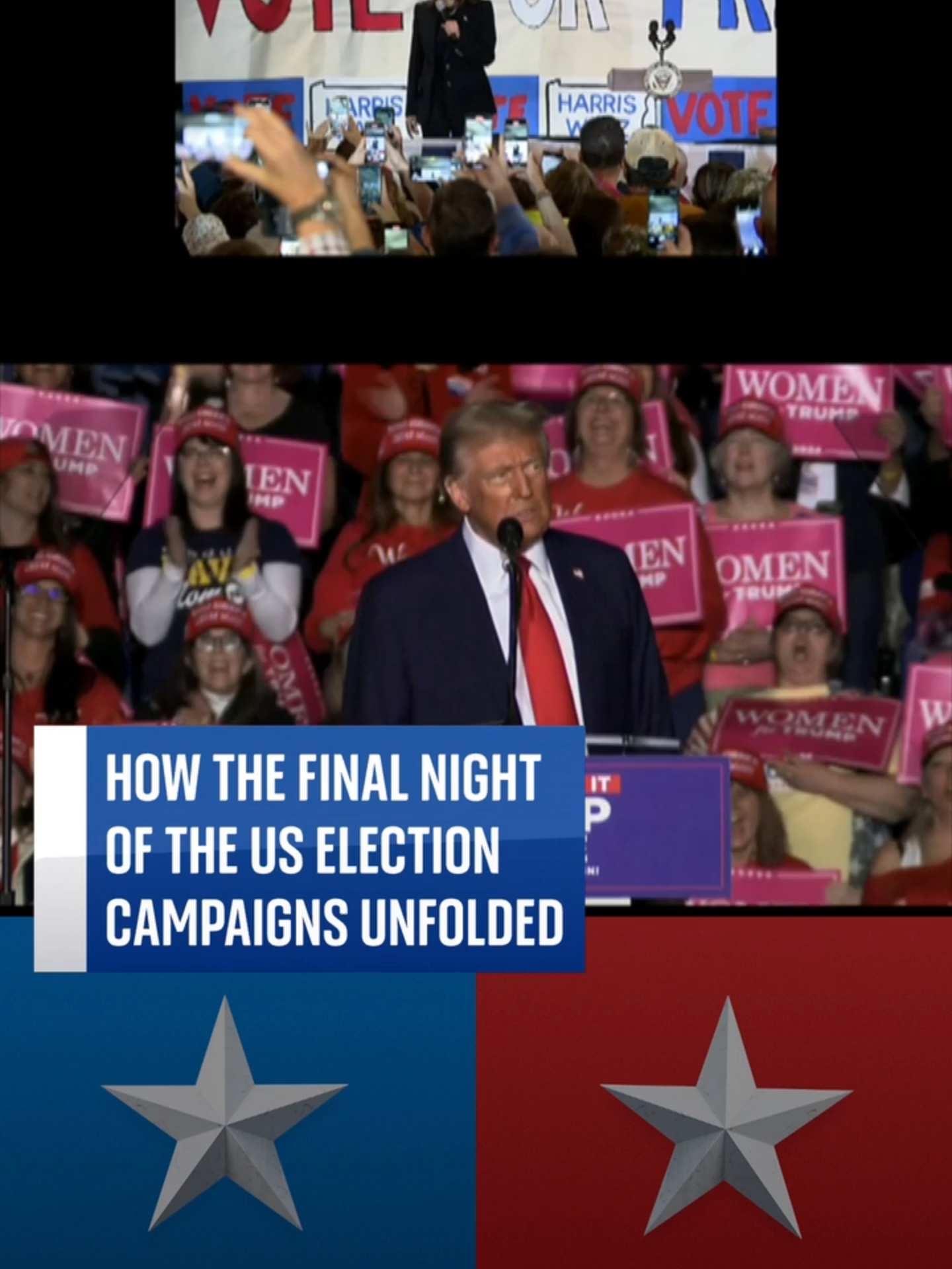 With polls stating a result is too close to call, the US must now decide if it wants the 45th president to return or the incumbent vice president to step up to the main role.