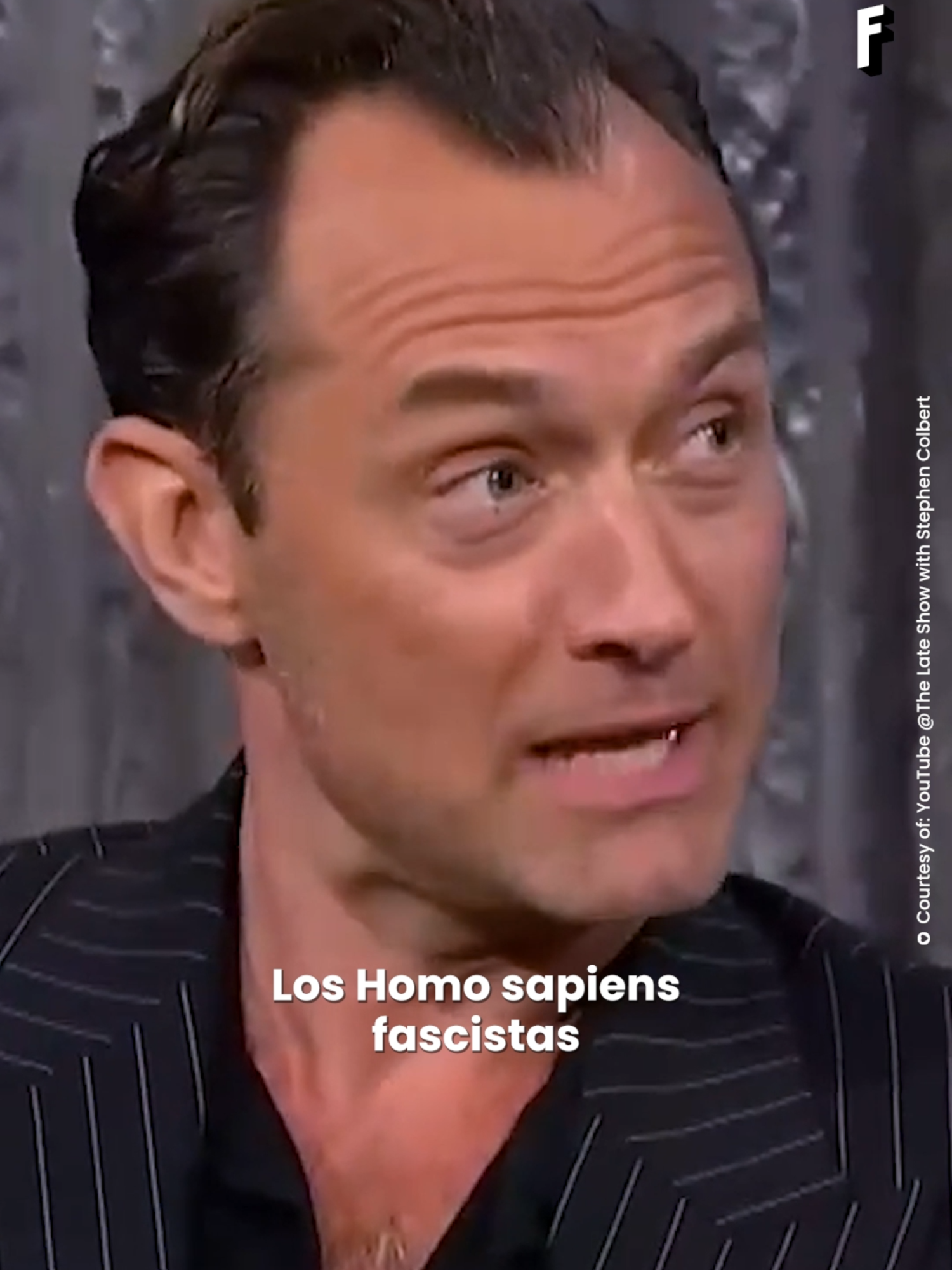 Otra cosa más que tengo en común con Jude Law 🥰 ⁠ #Freeda #JudeLaw #entrevista #interview #Fascist #Facts