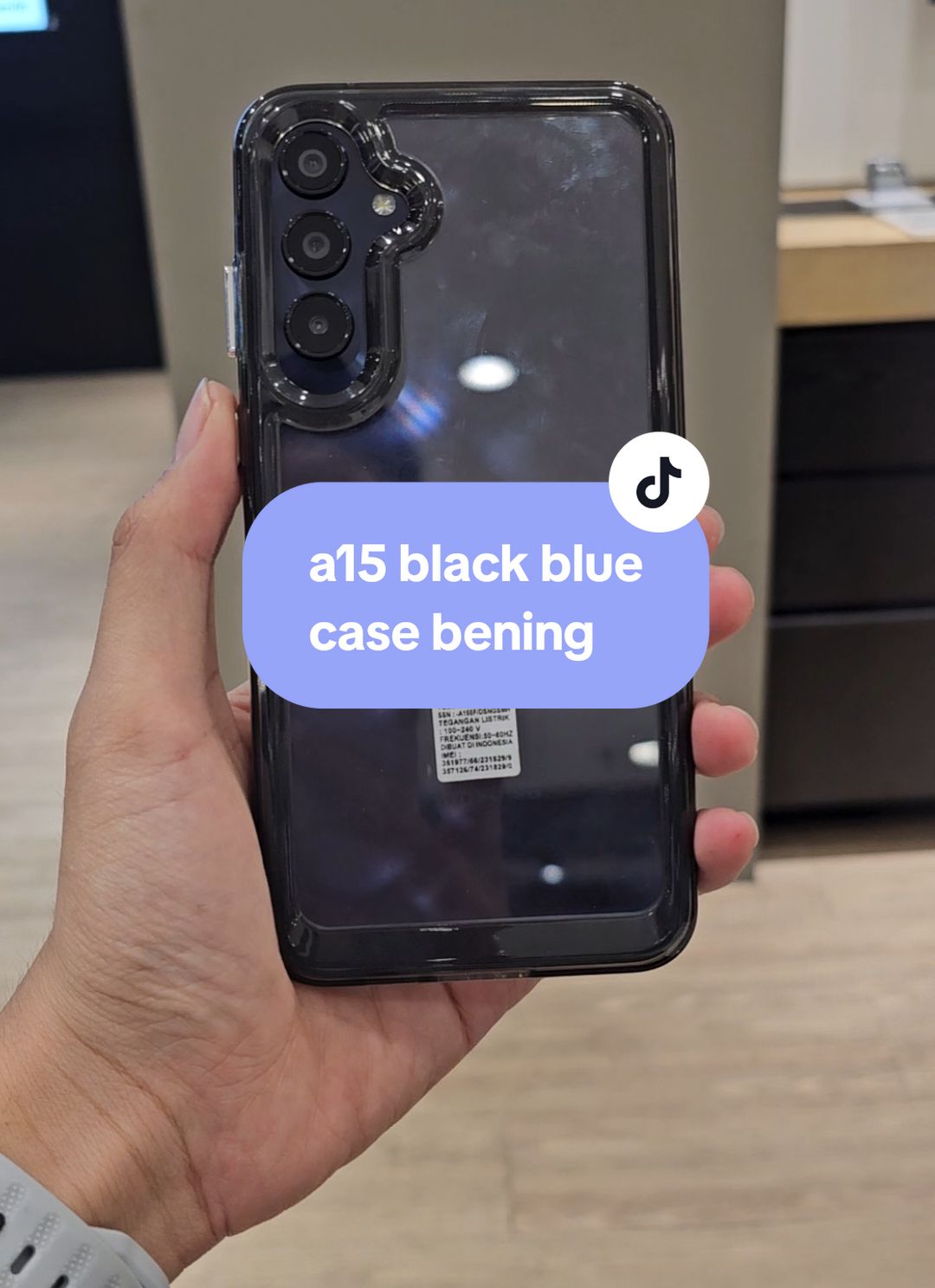 Membalas @barangpromo88 yg pakai A15 black blue gas sih #casingbening #casebening #caseantijamur #casesamsung #casingsamsung 