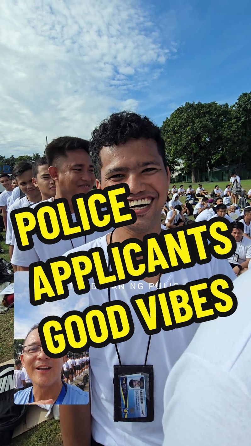 Good Vibes muna tayo sa ating Police Applicants  #PNPRecruitment  #PoliceApplicants #Goodavibes  DISCLAIMER 