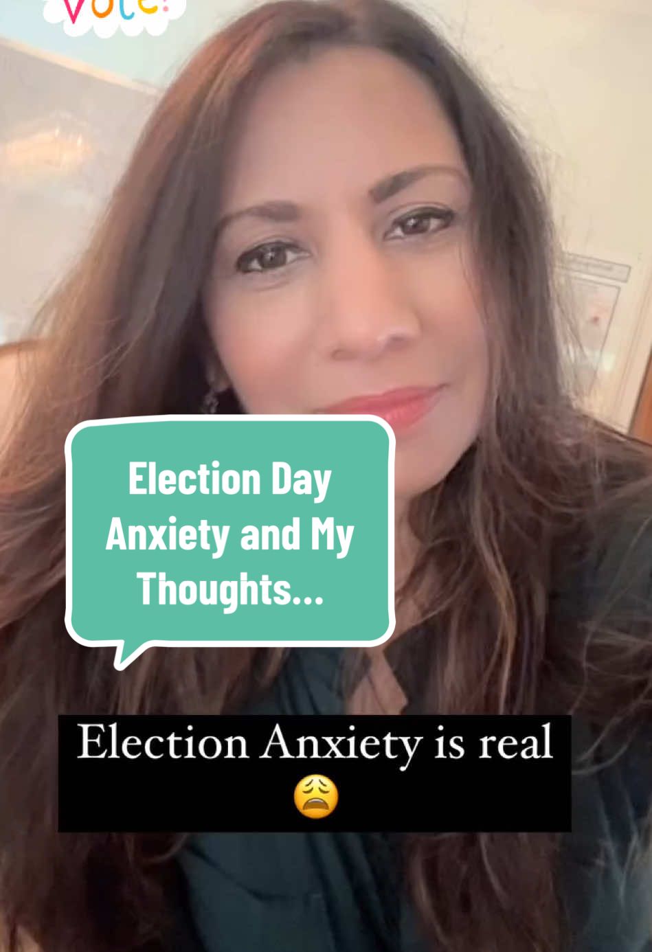 Election Day anxiety? Trust me, I’m feeling it too. 💙 Remember to take a few deep breaths, unplug when you need to, and focus on what you can control—your own peace of mind. We’re all in this together, so be kind to yourself today. 🌿 #ElectionDay #AnxietyRelief #MindfulMoments #SelfCare #Breathe