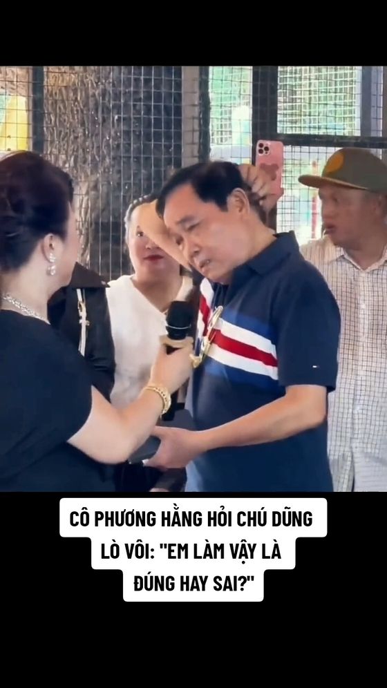 CÔ PHƯƠNG HẰNG HỎI CHÚ DŨNG LÒ VÔI: 