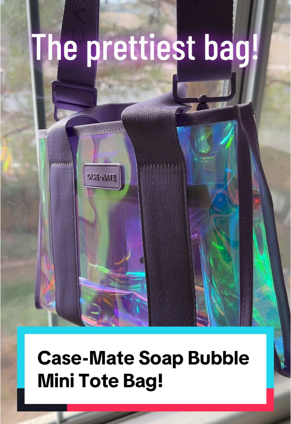 From the minute, I first saw the new soap bubble line from @CaseMate, I was absolutely obsessed! This mini tote bag features the same beautiful, waterproof, iridescent soap bubble look, but in a smaller size that’s better for every day use. This bag is great for concerts, festivals, the beach, or anywhere else you’d love to take it and makes a perfect gift idea too. ##casemate##soapbubble##minitotebag##totebags##pretty##giftideas#T#TikTokShopBlackFridayT#TikTokShopCyberMondayT#TikTokShopHolidayHaulb#blackfriday