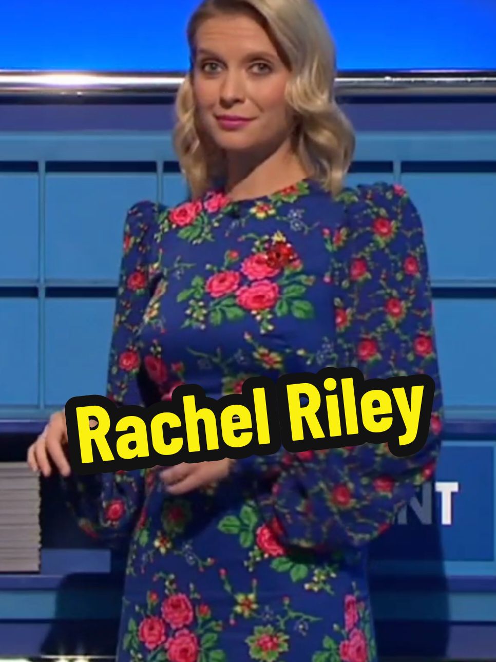 Rachel Riley Today 🔥 #RachelRiley #SilkyDress #WOW 