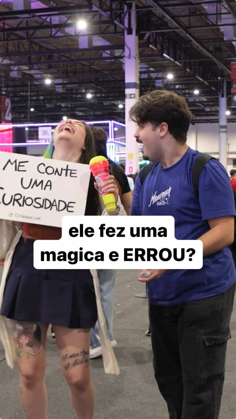 EU NÃO ESPERAVA POR ESSE FINAL 😱! É por isso que eu amo magica 💕✨ #humor #humortiktok #entrevista #segredo #magica 