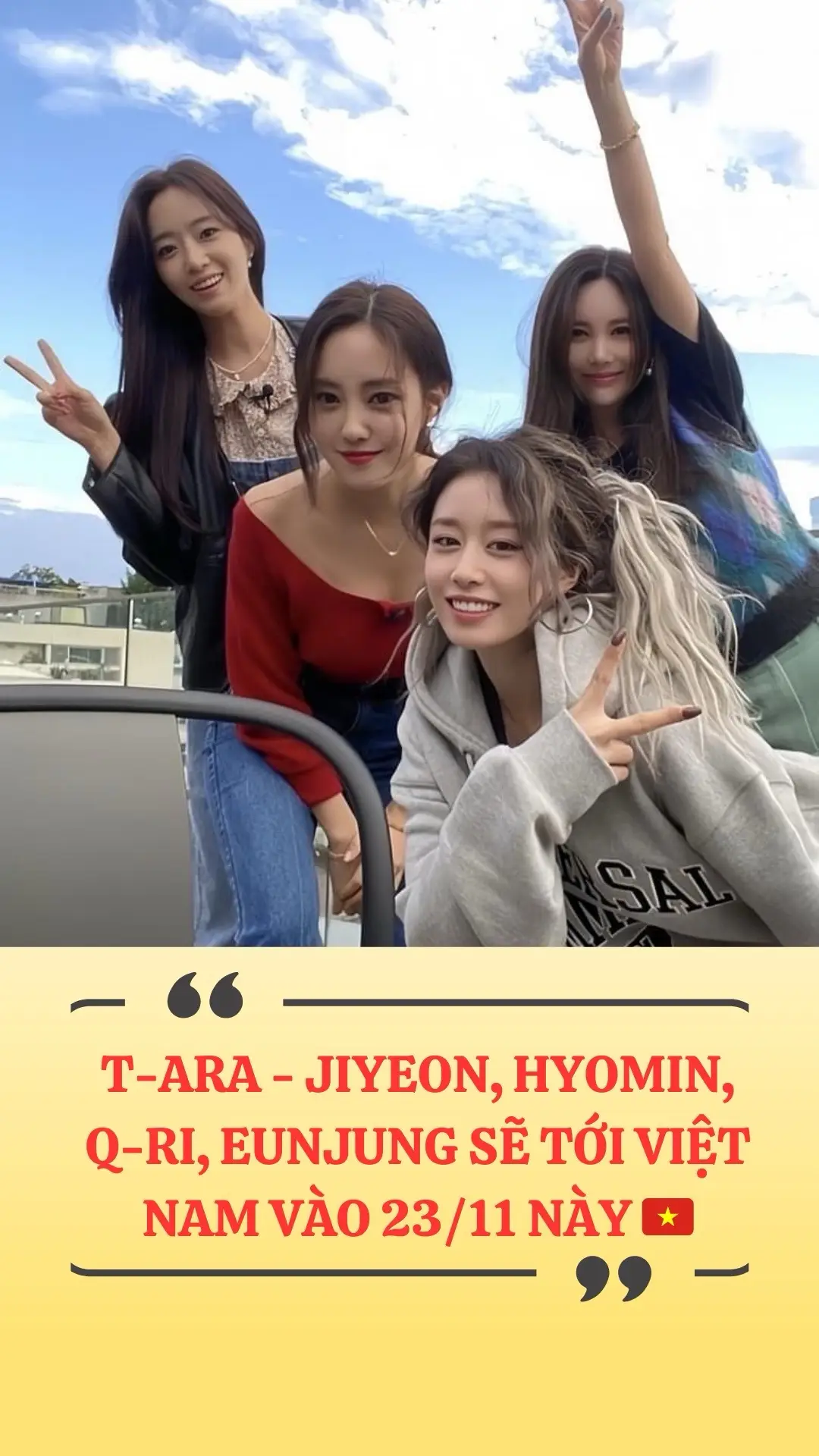 Mùa đông Hà Nội đỉnh quá ❤️❤️ #tara #queen #kpop #jiyeon #hyomin #qri #eunjung 